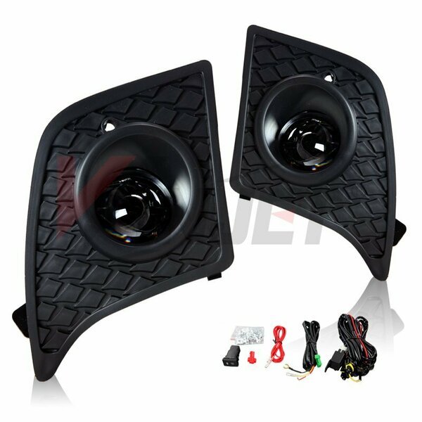 Fog Light - Clear Wiring Kit Included, Winjet, Mfr#: CFWJ-0494-C